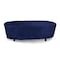 Eevelle Meridian Rectangular Table Cover, Navy, 96 in L x 42 in W x 25.5 in H MDTRTCXM-NVY - alternate 1